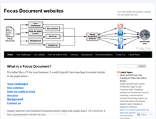 Tablet Screenshot of focusdocument.wordpress.com