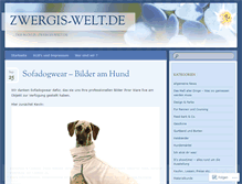 Tablet Screenshot of hundegeschirre.wordpress.com