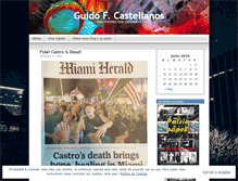 Tablet Screenshot of gfcastellanos.wordpress.com