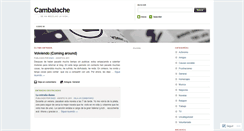 Desktop Screenshot of cambalache123.wordpress.com