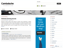 Tablet Screenshot of cambalache123.wordpress.com