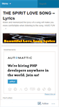 Mobile Screenshot of beautifulsonglyrics.wordpress.com