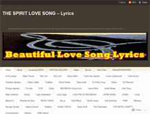 Tablet Screenshot of beautifulsonglyrics.wordpress.com