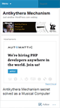 Mobile Screenshot of antikytheramechanismsecretsolved.wordpress.com