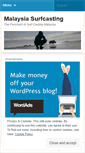 Mobile Screenshot of malaysiasurfcasting.wordpress.com