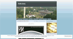 Desktop Screenshot of muslimkeren.wordpress.com