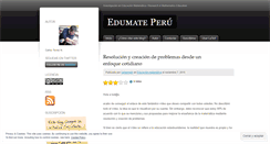 Desktop Screenshot of edumate.wordpress.com