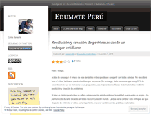 Tablet Screenshot of edumate.wordpress.com