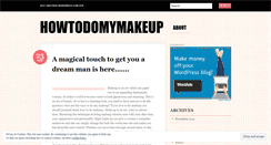 Desktop Screenshot of howtodomymakeup.wordpress.com