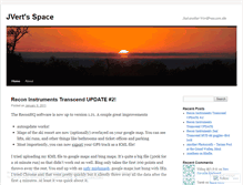 Tablet Screenshot of jvert.wordpress.com