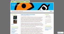 Desktop Screenshot of aldeagames.wordpress.com