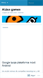 Mobile Screenshot of aldeagames.wordpress.com