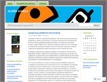 Tablet Screenshot of aldeagames.wordpress.com