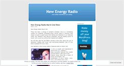 Desktop Screenshot of newenergyradio.wordpress.com