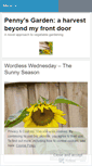 Mobile Screenshot of harvestbeyondmyfrontdoor.wordpress.com