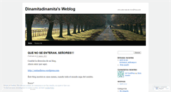 Desktop Screenshot of dinamitadinamita.wordpress.com