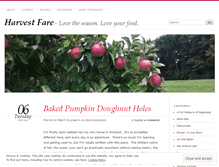 Tablet Screenshot of harvestfare.wordpress.com