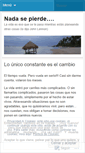 Mobile Screenshot of nadasepierde.wordpress.com