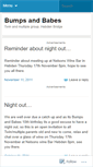 Mobile Screenshot of bumpsandbabes.wordpress.com