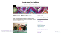 Desktop Screenshot of inspirationyork.wordpress.com