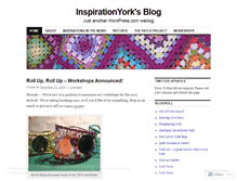 Tablet Screenshot of inspirationyork.wordpress.com