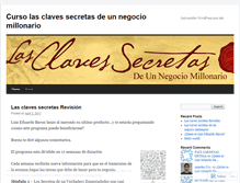 Tablet Screenshot of lassecretasclaves.wordpress.com