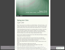 Tablet Screenshot of heatherfries.wordpress.com