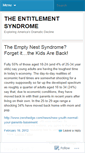 Mobile Screenshot of entitlementsyndrome.wordpress.com