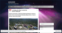 Desktop Screenshot of karadeniz.wordpress.com