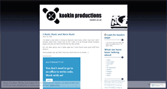 Desktop Screenshot of kookinmusic.wordpress.com