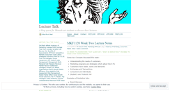 Desktop Screenshot of lecturetalk.wordpress.com