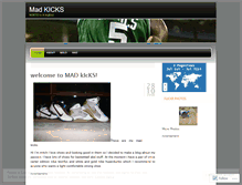 Tablet Screenshot of madkicks.wordpress.com