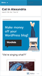 Mobile Screenshot of catinalexandria.wordpress.com