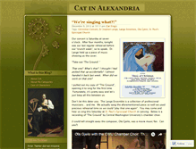 Tablet Screenshot of catinalexandria.wordpress.com