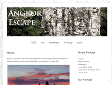 Tablet Screenshot of angkorescape.wordpress.com