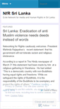 Mobile Screenshot of nfrsrilanka.wordpress.com