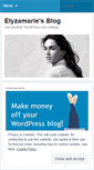 Mobile Screenshot of elyzamarie.wordpress.com