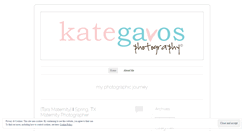 Desktop Screenshot of kategavosphoto.wordpress.com