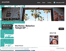 Tablet Screenshot of jerradkeith.wordpress.com