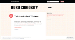 Desktop Screenshot of gurucuriosity.wordpress.com