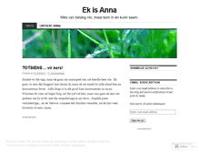 Tablet Screenshot of ekisanna.wordpress.com
