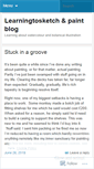 Mobile Screenshot of learningtosketch.wordpress.com