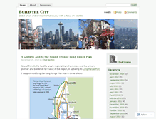 Tablet Screenshot of buildthecity.wordpress.com