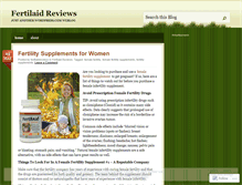 Tablet Screenshot of fertilaidreviews.wordpress.com