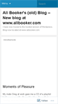 Mobile Screenshot of alibooker.wordpress.com