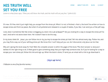 Tablet Screenshot of histruthwillsetyoufree.wordpress.com