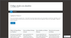 Desktop Screenshot of conalambre.wordpress.com