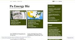 Desktop Screenshot of paenergybiz.wordpress.com