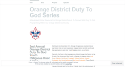 Desktop Screenshot of orangedutytogod.wordpress.com