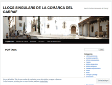 Tablet Screenshot of llocssingularsgarraf.wordpress.com